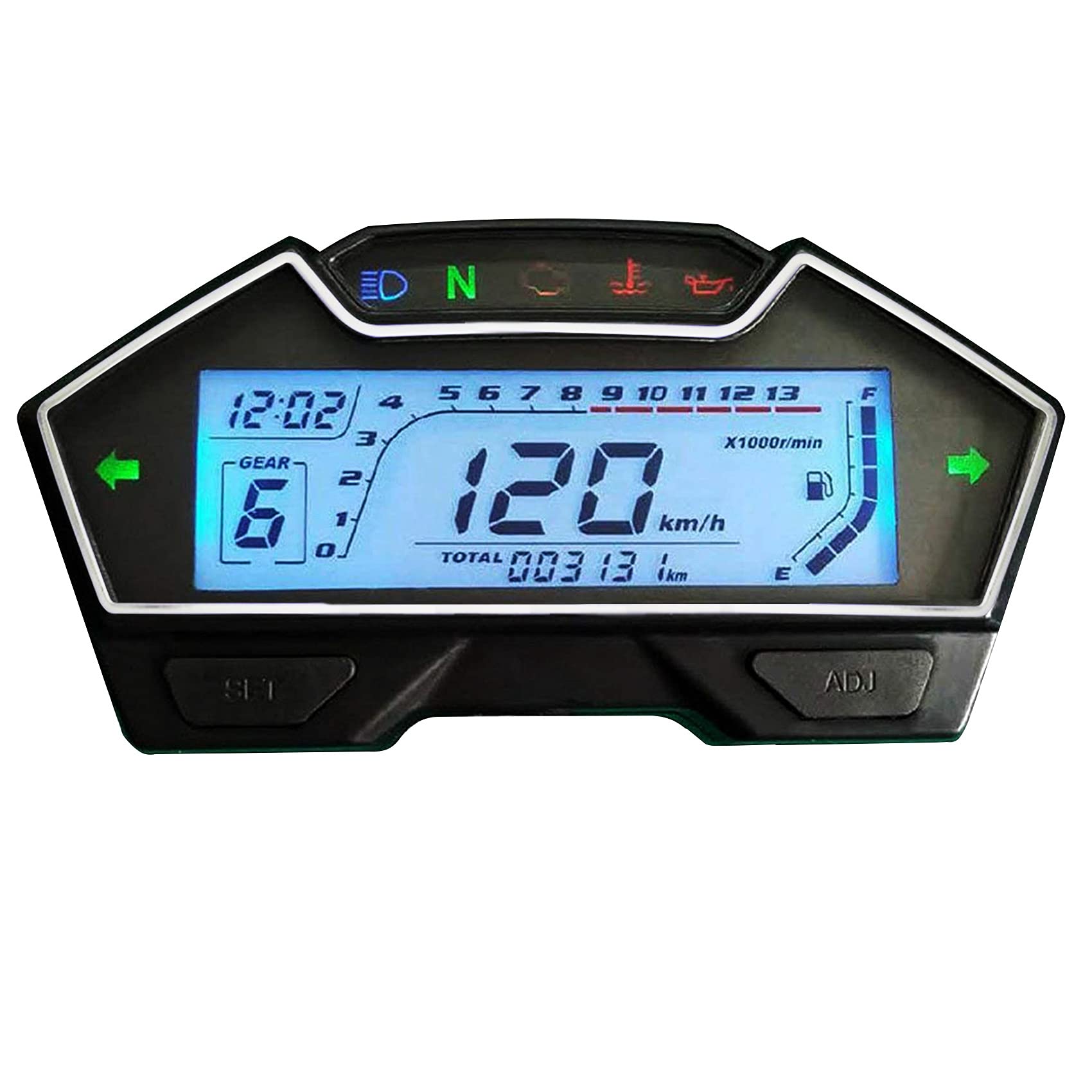 SAMDO Universal Motorcycle Speedometer Odometer