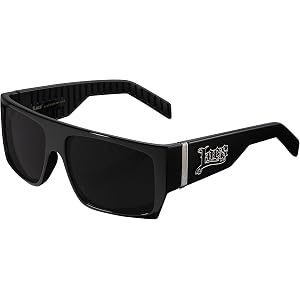 Locs 91266 Flat Top Sunglasses + 1-Year Protection Plan & Pouch
