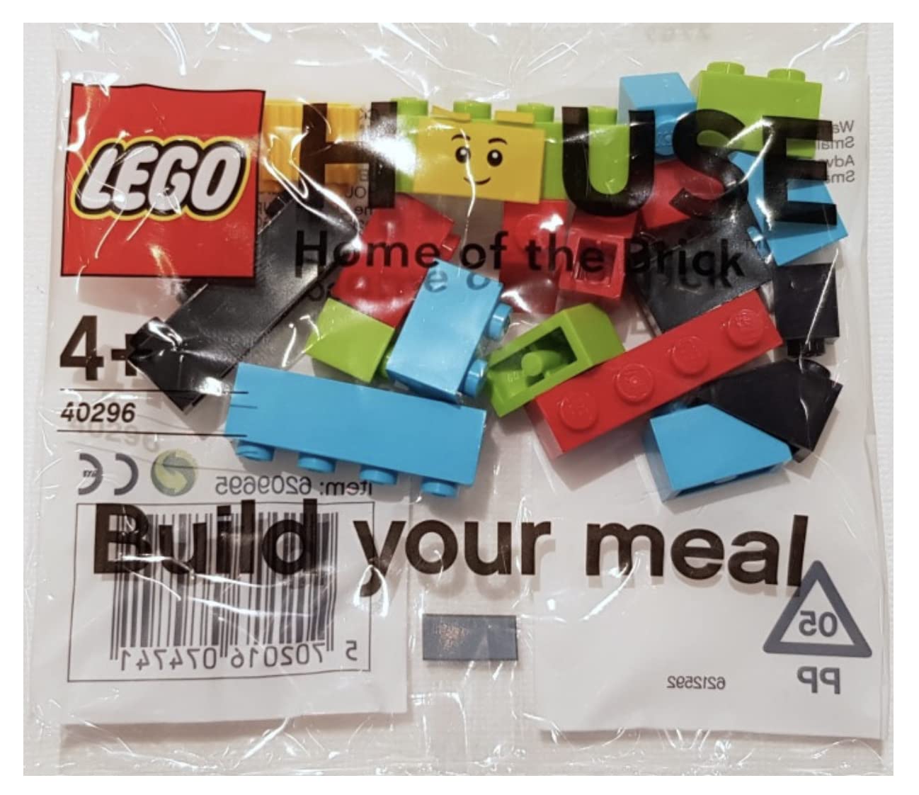 LEGO 40296 House Build Your Meal Brick Bag