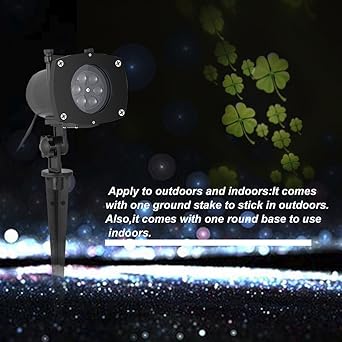 Luces de Proyector, Proyector Navidad LED Impermeable con 11 ...