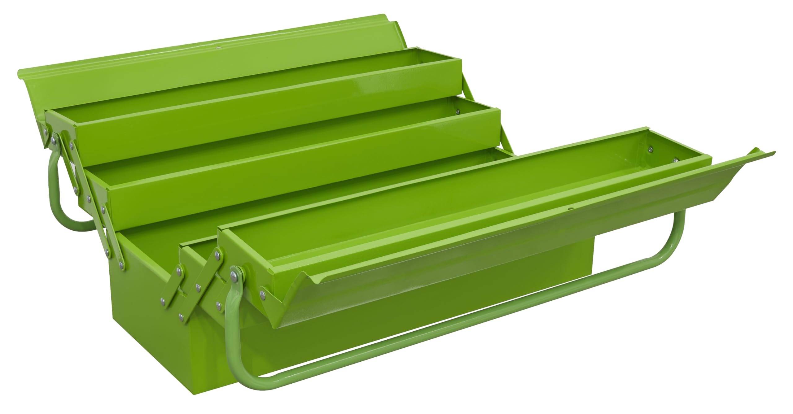 Sealey Ap521Hv Cantilever Toolbox 4 Tray 530Mm Hi-Vis Green