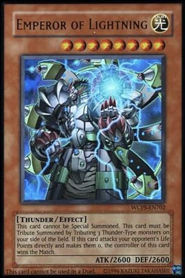 Amazon Co Jp エンペラー オブ ライトニング World Championship Series 07 準優勝賞品 ウルトラレア オリカ レプリカ ホビー 通販