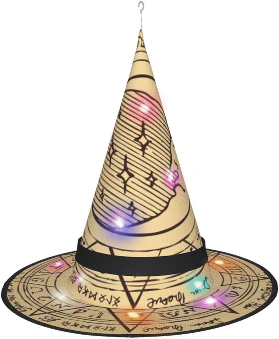 halloween witch hat string lights