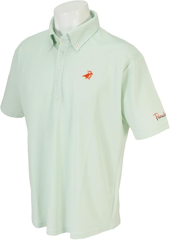 Amazon Co Jp Paradiso パラディーゾ Dsm32a メンズ ゴルフ 半袖 ポロシャツ ゴルフウェア 16 春夏 イエローグリーン Llメンズ O 服 ファッション小物