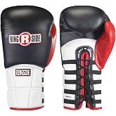 Ringside Lace IMF Tech Boxing Training Sparring Gloves | 100% full grain leather gloves featuring pre-curved injected molded foam and a segmented cuff for ultimate wrist support