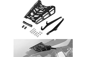 NICECNC Rear Luggage Rack Tail Dirt Bike Rack Aluminum & Q235 Steel Compatible with Suzuki DRZ400S DRZ400SM 2000 2001 2002-2020 2021 2022 2023 2024 See Fitment