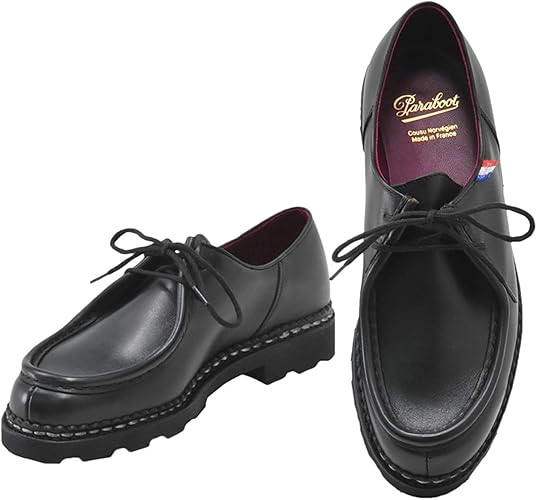 Amazon パラブーツ チロリアンシューズ メンズ レザーシューズ ブラック Michael ミカエル 正規取扱店 40 サイズ 25 0 Cm相当 シューズ バッグ