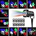 Party Projection Lights Led Projector Light, Kohree Outdoor Light Snowflake Spotlight 10 Pattern Sparkling Landscape Lights for Holiday Party Waterproof Multilcolor