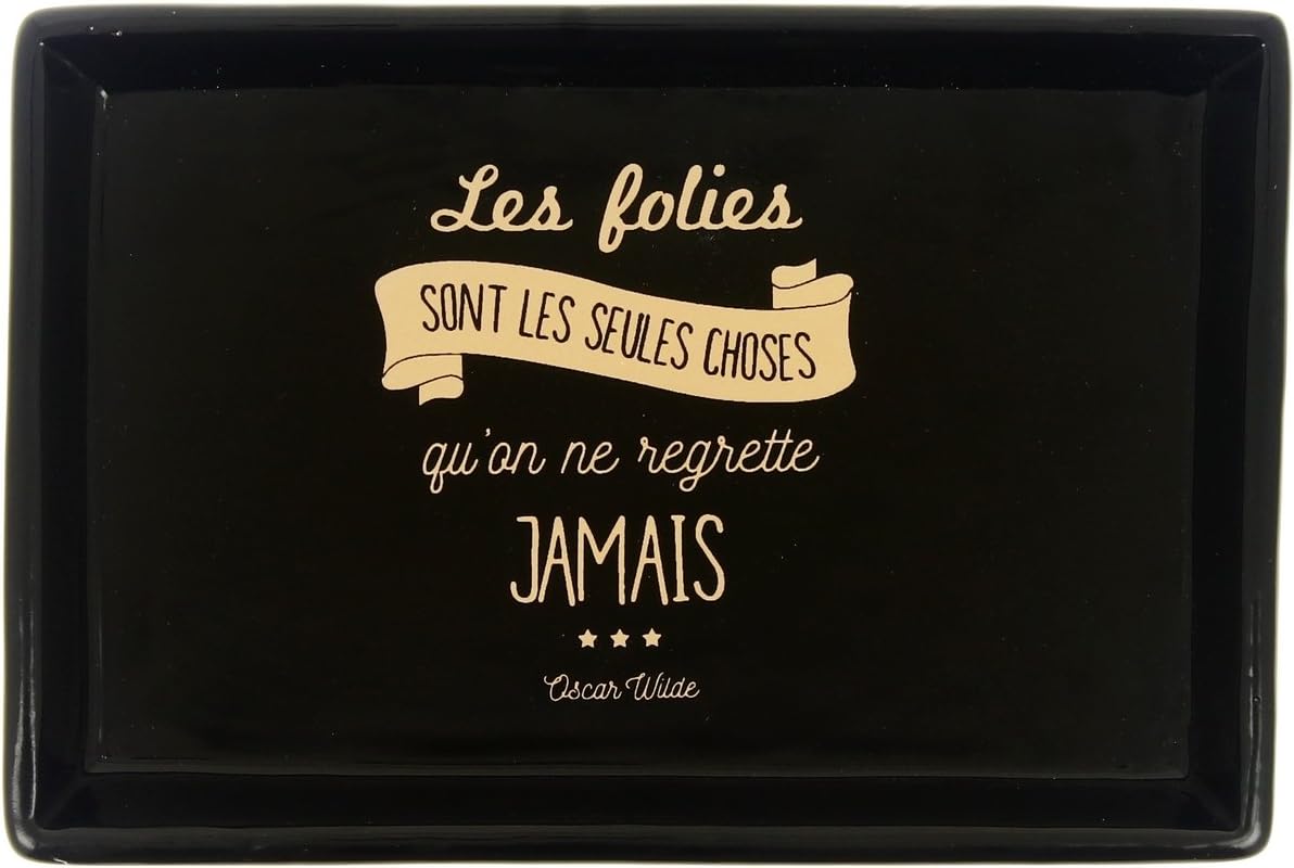 Promobo Vide Poche Rangement Citation Oscar Wilde Ceramique Les Folies Cuisine Maison Entree Initiumit De