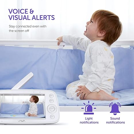 Amazon.com : VAVA Baby Monitor with Up to 900ft Long Range, 720P 5" HD