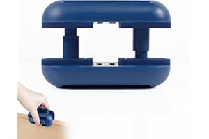 LUVRD Edge Banding Trimmer, Edge Band Trimmer with Four Sharp Cutting Edges Tungsten Carbide Blades, Veneer Edge Trimmer for Woodworking Projects (Furniture and Cabinet Making), Trim in All Directions, Blue