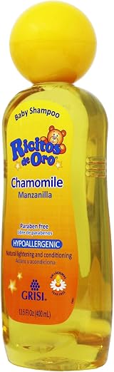 Grisi Ricitos de Oro Hypoallergenic Chamomile Shampoo 13.5oz Gentle Cleansing view 2