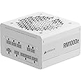 CORSAIR RM1000e (2025) Fully Modular Low-Noise ATX Power Supply with 12V-2x6 Cable – ATX 3.1 & PCIe 5.1 Compliant, Cybenetics Gold Efficiency, 105°C-Rated Capacitors, Modern Standby Mode – White