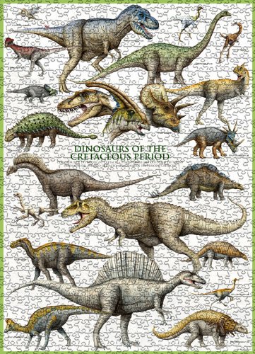 EuroGraphics Dinosaurs Cretaceous 1000 Piece Puzzle
