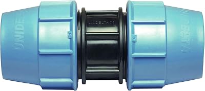 HYDROBIL 20mm MDPE Pipe Fitting Muff 16 Bar Plastic Water Connector Cold Systems