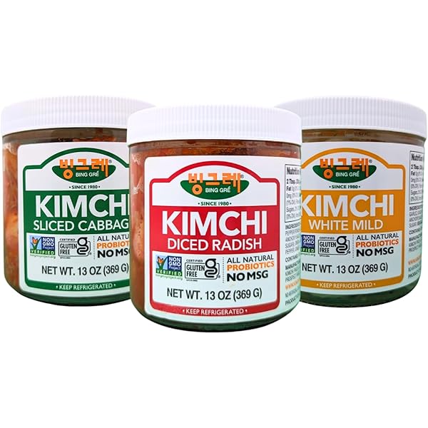 Amazon.com : Wildbrine Probiotic Mild Kimchi with Turmeric, 18