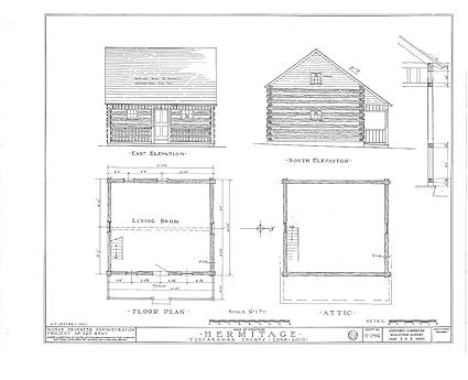 Amazon Com Historic Pictoric Structural Drawing Habs Ohio 79