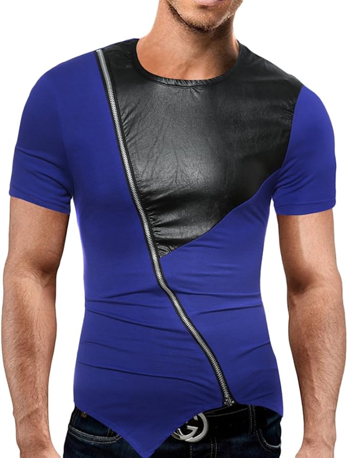 t shirt fermeture eclair homme