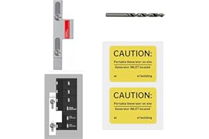 QYZZRS Generator Interlock Kit Compatible with Square D Homeline Meter Main 150 or 200 amp Breaker,for Safe Usage of Portable Power During Outage,Professional and Interlock Kit