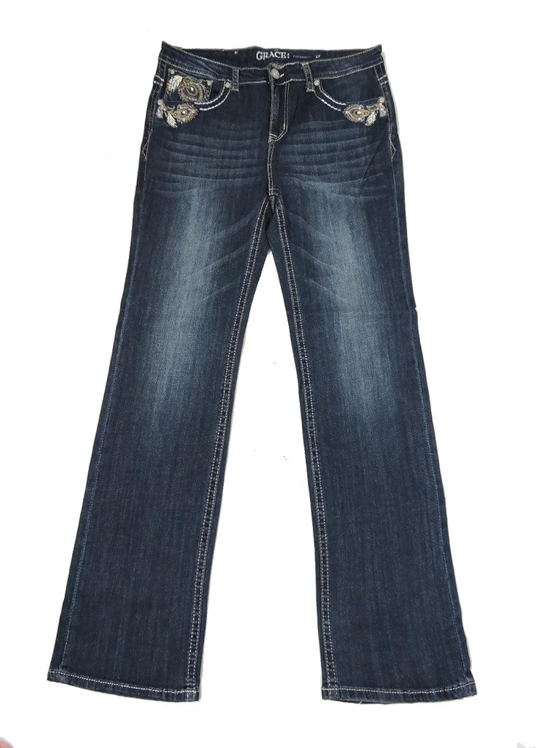 alia womens denim tech stretch pull on pants