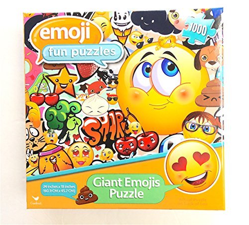 1000 Piece Emojis Jigsaw Puzzle. Giant Puzzle. Hilarious and Fun!