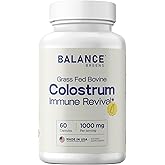Balancebreens Colostrum 1000mg - 15% IgG Grass-Fed Bovine for Immune and Gut Health - Third-Party Tested - First Milking Only - 120 Veg Capsules