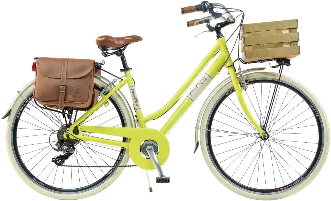 Via Veneto by Canellini Bike Bicycle Citybike CTB Woman Vintage Retro Via Veneto Aluminium with wood case