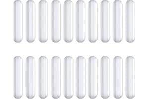 CHSZCHC Magnetic Stirrer Mixer Stir Bar，20Pcs 30mm(1.18 inch) PTFE Magnetic Stirrer Mixer Stir Bar,White Color,Laboratory Bar,Stir Plate Bar,Stir Bars…
