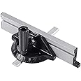 Yuhoo Miter Gauge Table Saw, Miter Gauge Fence System Woodworking Tools Push Block with Angle Plate Ruler, Precision Miter Gauge for Table Saw Band Saw Router Table Jointers