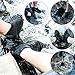 Reusable Silicone Boot and Shoe Covers, MATOW Waterproof Rain Socks, Silicone Rubber Shoe Protectors for Outdoor Activities – 1 Pair (2 PCS) (Large, Black)