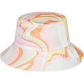Roxy Women's Jasmine Paradise Reversible Bucket Hat &ndash; 100% Cotton, Lightweight &amp; Packable Hat for Beach or Festival