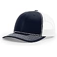 Richardson 112 Trucker Hat - Premium Blank Baseball Cap, Adjustable Snapback Hat - Structured Six Panel Richardson Blank Hats