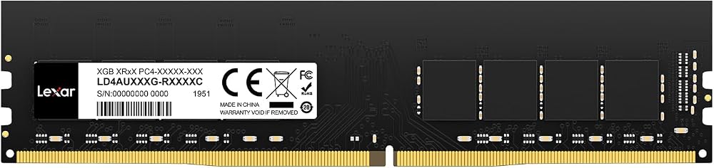 Lexar 16GB DDR4 UDIMM 3200 MHz 288-Pin Desktop Memory RAM Upgrade