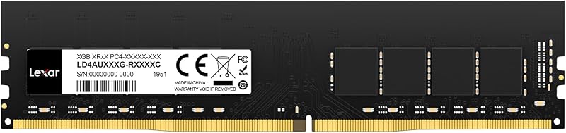 Lexar 16GB DDR4 UDIMM 3200 MHz 288-Pin Desktop Memory RAM Upgrade