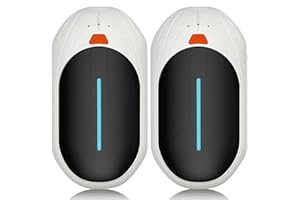 Hand Warmers Rechargeable 2 Pack,Electric Hand Warmer 6000 mAh Battery,20Hrs Long Heating Portable Pocket Size Heater,Gift fo