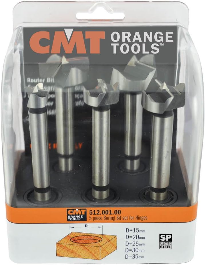 CMT 512.001.00 - Set 5 PUNTE CERNIERA F/S = 10 X 30 L = 90 SP DX, Black / Light Grey