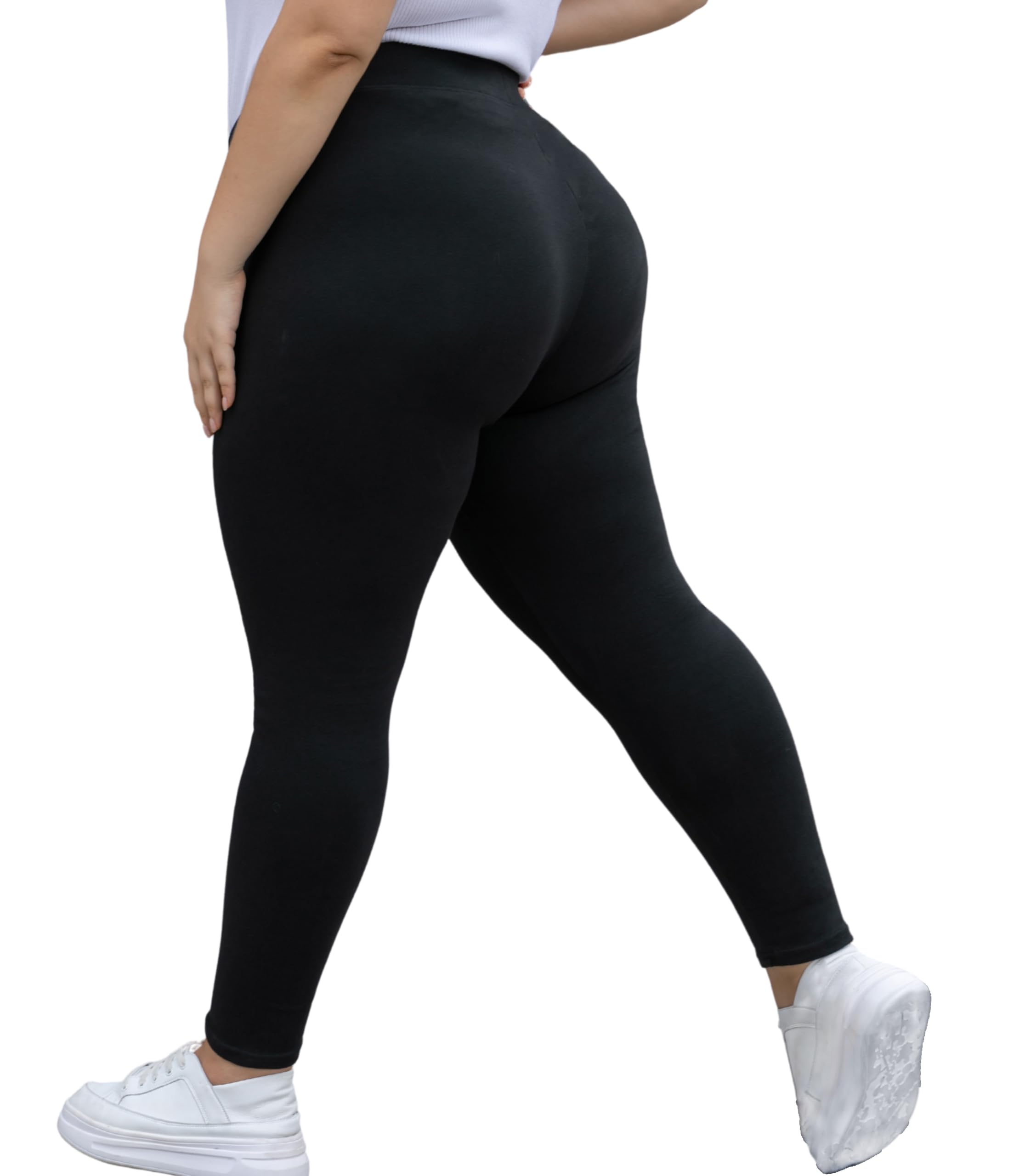 Photo 1 of **MAJOR DAMAGE**
Seawhisper Leggings for Women Plus Size Tights High Waisted Cotton Fleece Lined Black Wide Tummy Control XL 2X 3X 4X 16W 18W 20W 22W 26W