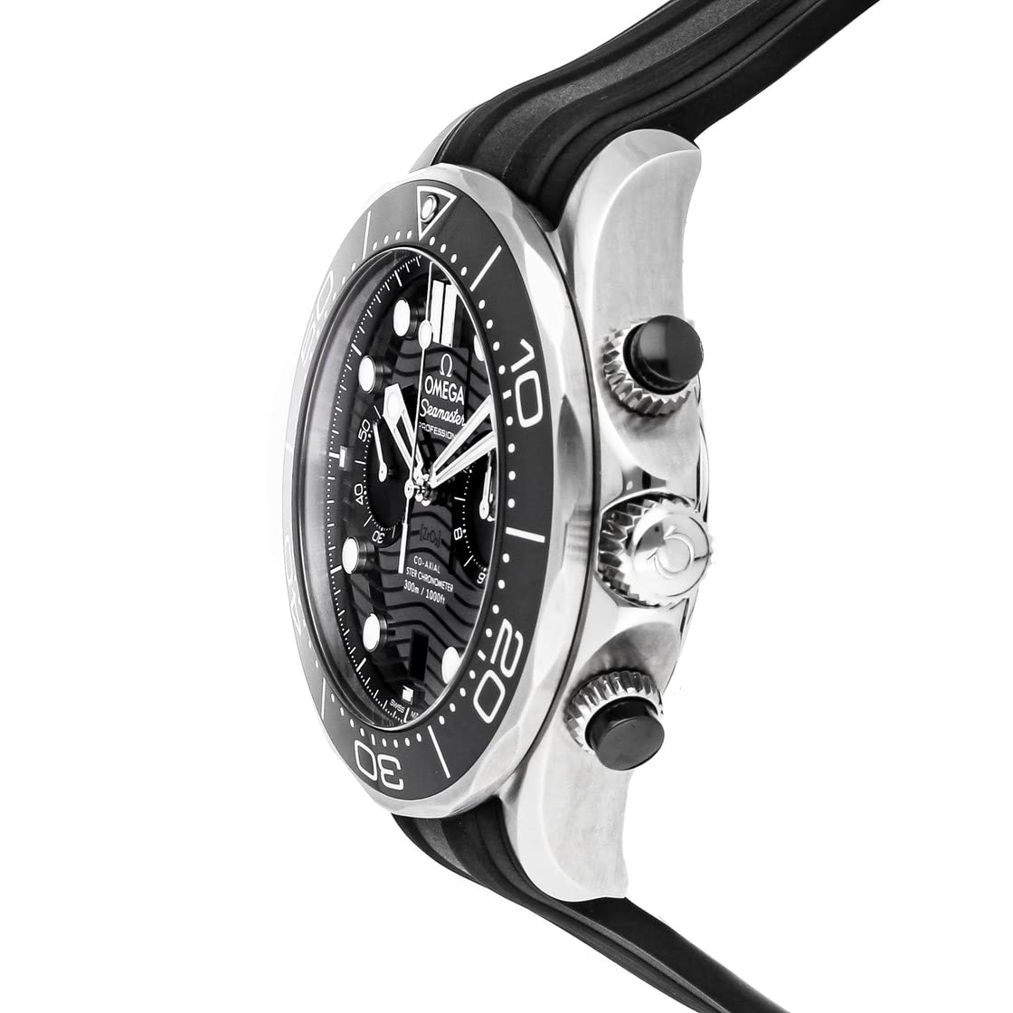 Omega Seamaster 300 Master Co-Axial Chronograph Automatic Chronometer Black Dial Watch 210.32.44.51.01.001
