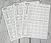 3 Yardzee Score Cards. Laminated Score Cards with Rules on The Back, Yard Games, Outdoor Games, Outdoor Events. Reusable Score Cards. Size- 8.5