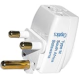 Ceptics 3 Outlet Travel Adapter Plug Type M for South Africa