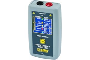 AEMC-212605 L261 Single-Channel AC Voltage Simple Logger II, Resistance, 600V AC/DC Voltage