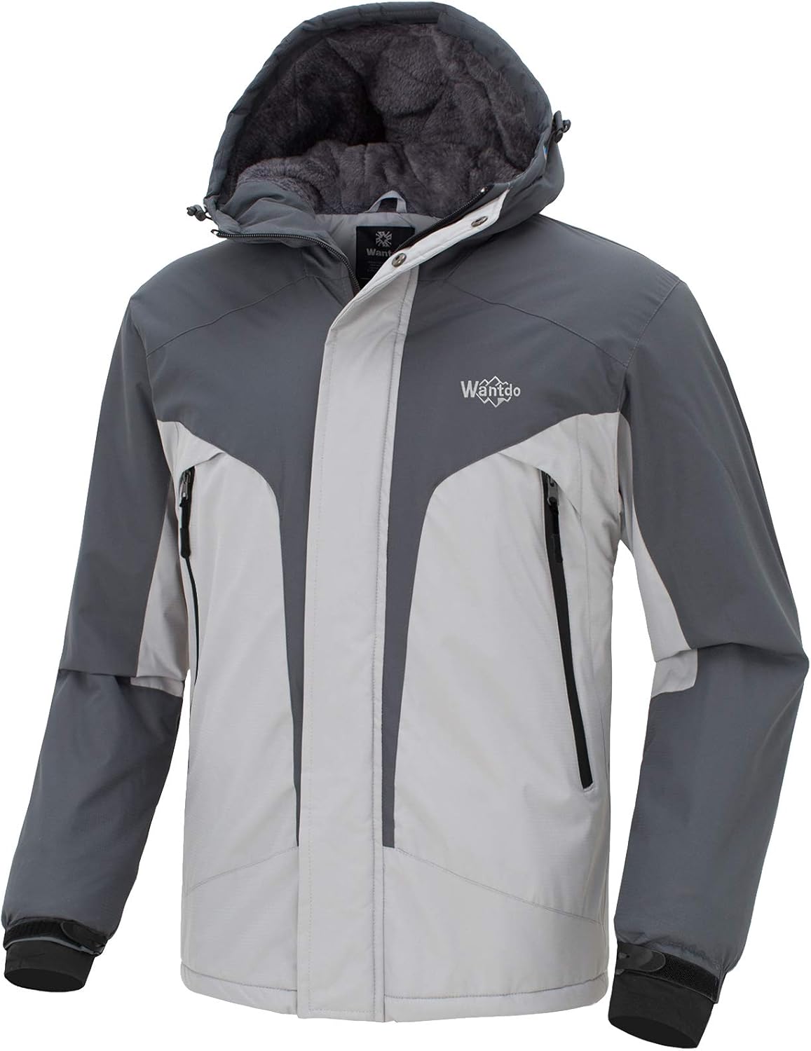 Giacca Da Sci Uomo Impermeabile - Parka Invernale Con Cappuccio, Calda, Per Outdoor E Neve