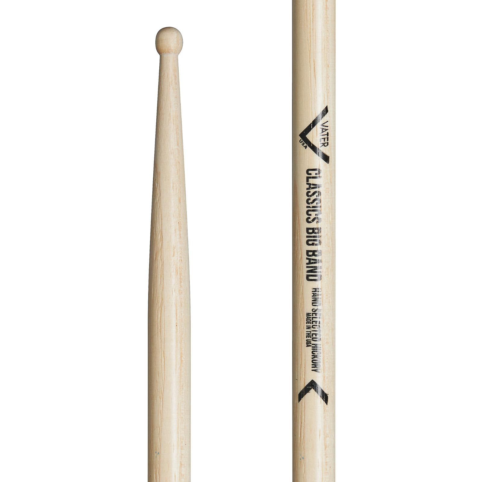 Vater - Classics Big Band (Wood Tip) American Hickory Drumsticks - VHCBBW