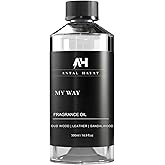 My Way 500mL Essential Oil Scent - Luxury Hotel Inspired Aromatherapy Scent Diffuser Oil - Lush Sandalwood, Warm Virginia Cedar, & Beautiful Iris - Inspired by One Hotel Miami Beach