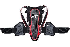 Alpinestars Nucleon KR-3 Men's Off-Road Motorcycle Back Protector - Black/Red/X-Large