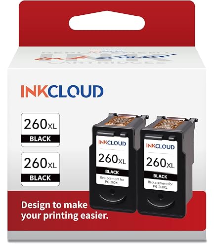 PG-260XL & CL-261XL Ink Cartridges (Black + Tri-Color) For Canon Pixma TS6420a, TR7020, TR7022a Printers