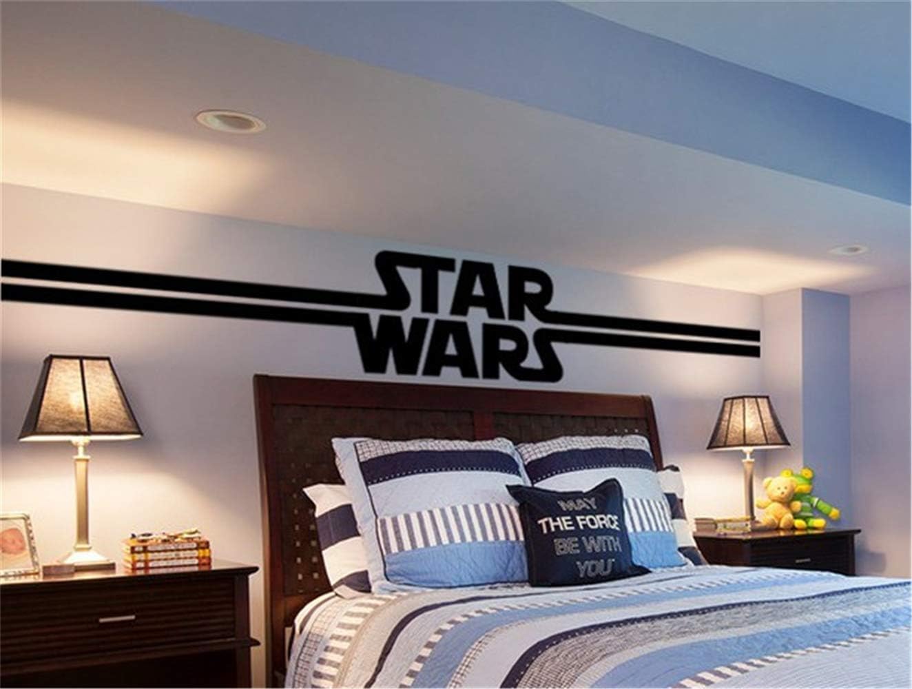 Wall Sticker Quote Wall Decal Funny Wallpaper Removable Vinyl Stars Wars For Bedroom Living Room Wall Stickers Murals Amazon Canada
