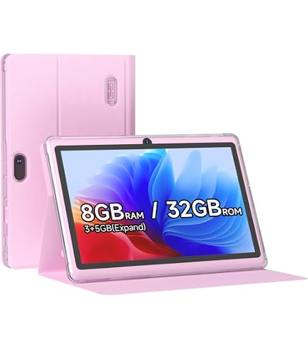 Amazon.com : Tablet with Case 7 inch Tablet Android 14, 8GB RAM