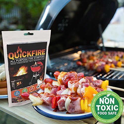 QuickFire, Instant Fire Starters. Voted 1 Camping and Charcoal BBQ