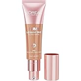 L'Oréal Paris Lumi Le Glow Tint, Glowy Skin Tint Foundation, Lightweight Buildable Coverage, Water-Based Formula, Medium Neut